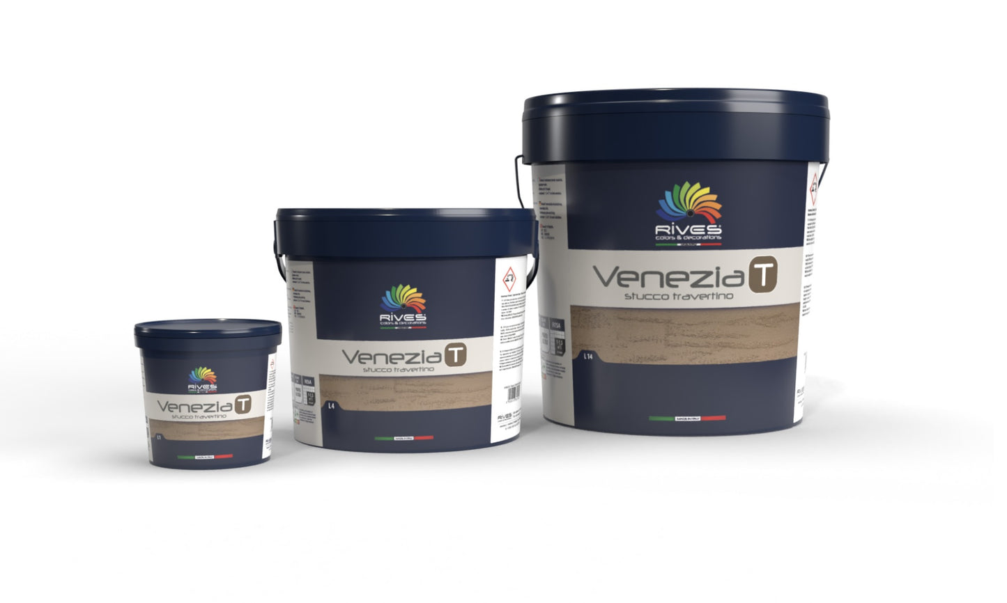 Rives Venezia T, Travertin- stuck, Travertine stucco